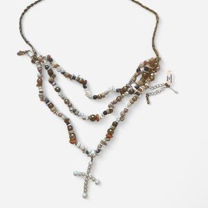 Free People Multicolor Beaded Necklace